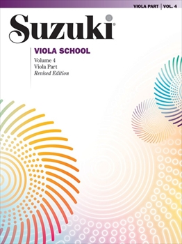 Suzuki Viola School Viola Part, Vol.4  スズキメソード ヴィオラ指導曲集 第4巻（ヴィオラパート譜）  
