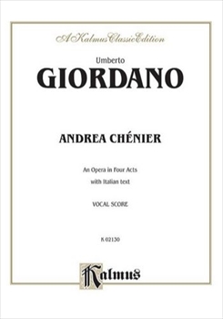 Andrea Chenier(IT)  歌劇「アンドレア・シェニエ」（イタリア語のみ）（ピアノ伴奏ヴォーカルスコア）  