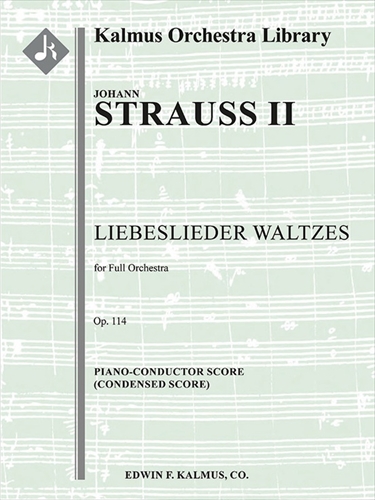 Liebeslieder Walzer op.114&nbsp;&nbsp;ワルツ「愛の歌」　（ピアノコンダクタースコア）&nbsp;&nbsp;