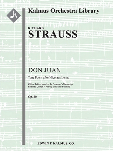 Don Juan, Op. 20 (critical edition)&nbsp;&nbsp;ドン・ファン (批判校訂版）　大型スコア&nbsp;&nbsp;