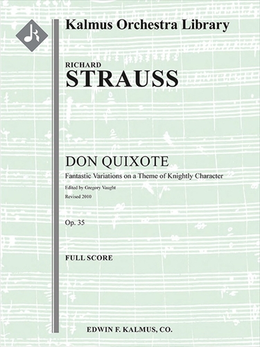 Don Quixote op.35&nbsp;&nbsp;ドン・キホーテ （大型スコア）&nbsp;&nbsp;
