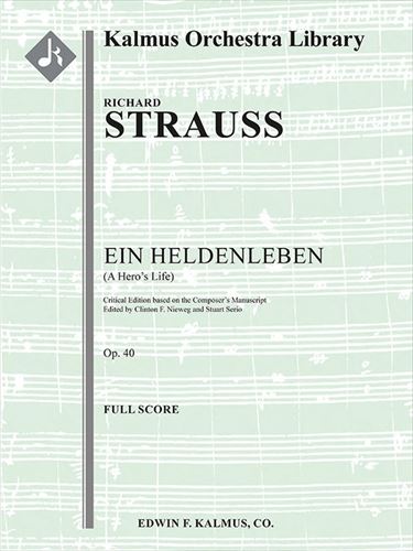 Ein Heldenleben (A Hero's Life), Op. 40&nbsp;&nbsp;交響詩「英雄の生涯」（大型スコア）&nbsp;&nbsp;
