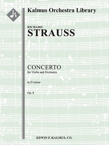 Concerto for Violin in D minor, Op. 8&nbsp;&nbsp;ヴァイオリン協奏曲 ニ短調 作品8　（大型オーケストラスコア）&nbsp;&nbsp;