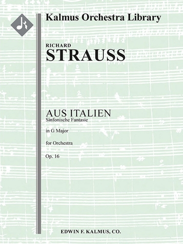 Aus Italien, Op. 16&nbsp;&nbsp;イタリアより　（大型スコア）&nbsp;&nbsp;