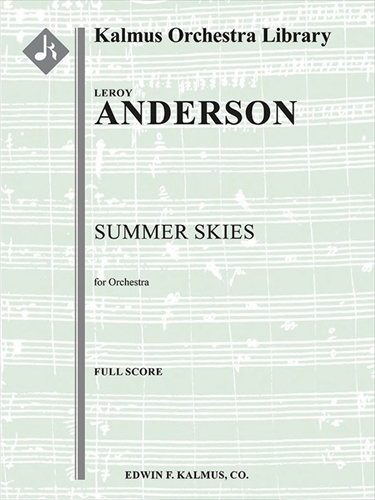 Summer Skies&nbsp;&nbsp;サマー・スカイズ　（大型スコア）&nbsp;&nbsp;