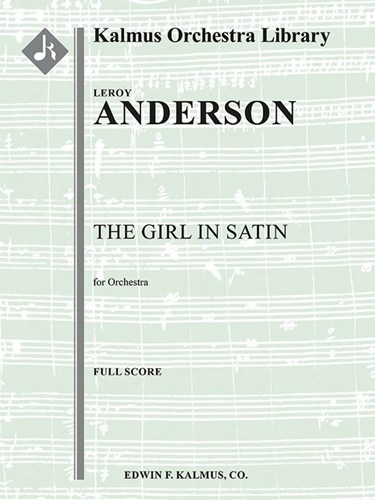 The Girl in Satin&nbsp;&nbsp;サテンを着た少女　（大型スコア）&nbsp;&nbsp;