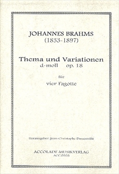 THEMA & VARIATIONEN d OP.18  主題と変奏　ニ短調　Op,18より (ファゴット四重奏）  