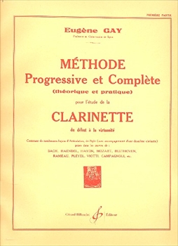 METHODE PROGRESSIVE ET COMPLETE - Volume 1  クラリネット教則本第1巻（クラリネットソロ）  