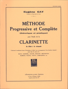 METHODE PROGRESSIVE ET COMPLETE - Volume 2  クラリネット教則本第2巻（クラリネットソロ）  