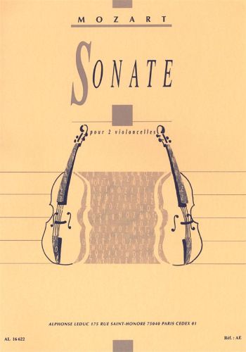 SONATE(KV292)  ソナタ（チェロ二重奏版）  