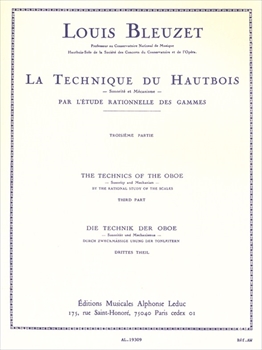 TECHNIQUE DU HAUTBOIS VOL.3  オーボエのテクニック第3巻  