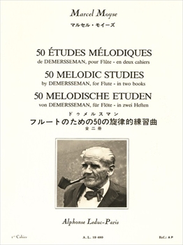 50 ETUDES MELODIQUES VOL.1  フルートのための50の旋律的練習曲（ドゥメルスマン） 第1巻  