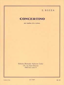 CONCERTINO  コンチェルティーノ (小協奏曲) (アルトサックス)  