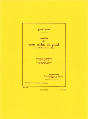 【特価品】MARCHE DES PETITS SOLDATS DE PLOMB  鉛の兵隊の行進曲（木管五重奏＋ピアノ[ad lib.]＋スネアドラム[ad lib.]）  