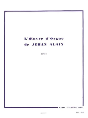 L'OEUVRE D'ORGUE TOME 1  オルガン作品全集 第1巻  