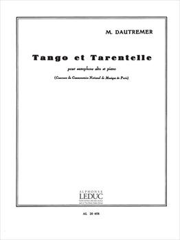 TANGO ET TARANTELLE  タンゴとタランテラ (アルトサックス)  