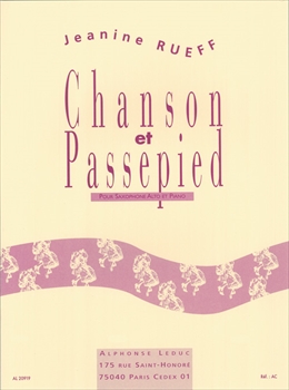 CHANSON ET PASSEPIED OP.16  シャンソンとパスピエ (アルトサックス)  