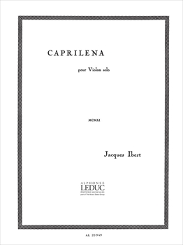 CAPRILENA  カプリレーナ（ヴァイオリンソロ）  