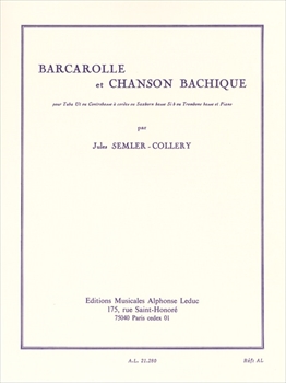 BARCAROLLE ET CHANSON BACHIQUE  　（チューバとピアノ）  
