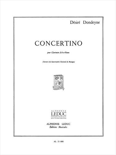 【処分品】CONCERTINO  コンチェルティーノ（クラリネット、ピアノ）  