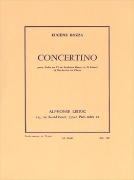 CONCERTINO  コンチェルティーノ（小協奏曲）　（チューバとピアノ）  