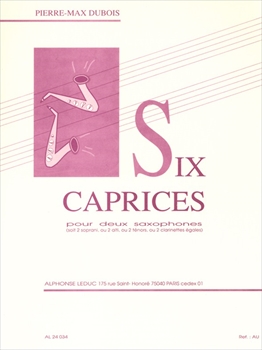 6 CAPRICES  6つのカプリース (サックス二重奏)  