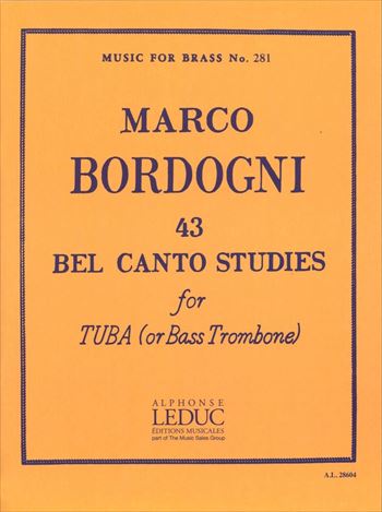 43 BEL CANTO STUDIES  43のベルカント練習曲　（チューバ）  