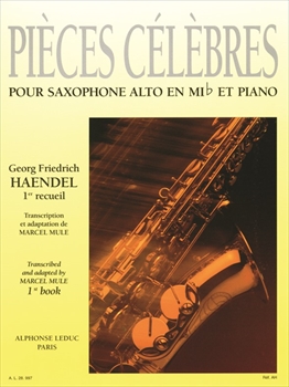 PIECES CELEBRES VOL.1  名曲集 第1巻 (アルトサックス)  