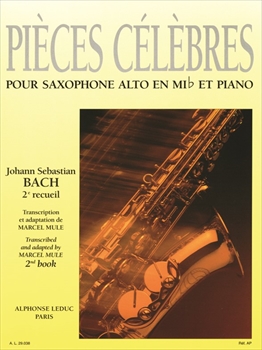 PIECES CELEBRES VOL.2  名曲集 第2巻 (アルトサックス)  