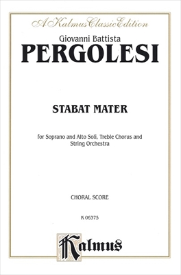 【特価品】STABAT MATER  スターバト・マーテル（ピアノ伴奏ヴォーカルスコア）
【特価品】  