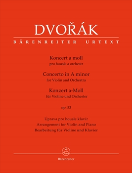 VIOLINKONZERT a OP.53  ヴァイオリン協奏曲　イ短調　作品53（ヴァイオリン、ピアノ）  