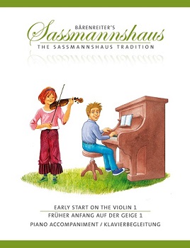 EARLY START ON THE VIOLIN 1(PIANO ACCOMPANIMENT)  ヴァイオリン教本　1巻のピアノ伴奏譜（英語/ドイツ語版）  