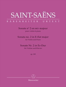 SONATE NO.2 Es OP.102  ヴァイオリンソナタ第2番　変ホ長調　作品102（ヴァイオリン、ピアノ）  