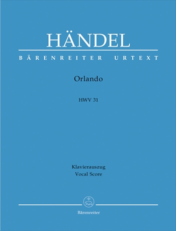 ORLANDO HWV31  歌劇「オルランド」 HWV31（ピアノ伴奏ヴォーカルスコア）  