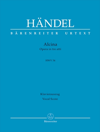 ALCINA HWV34  歌劇「アルチーナ」（ピアノ伴奏ヴォーカルスコア）  