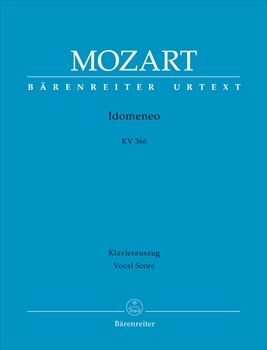 IDOMENEO KV366(HARD COVER)(G/IT)  歌劇「イドメネオ」（ハードカヴァー版）（ドイツ語/イタリア語）  