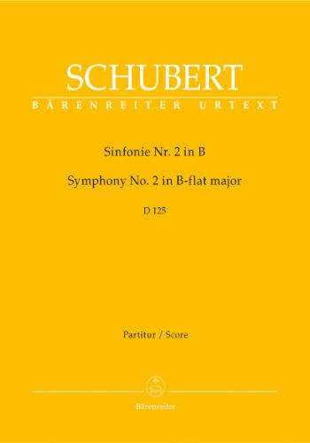 SYMPHONIE NR.2 B D125  交響曲第2番　変ロ長調　D125（大型スコア）  