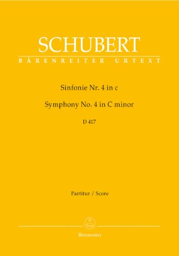 SYNPHONIE NR.4 c D417  交響曲第4番　ハ短調「悲劇的」　D417（大型スコア）  
