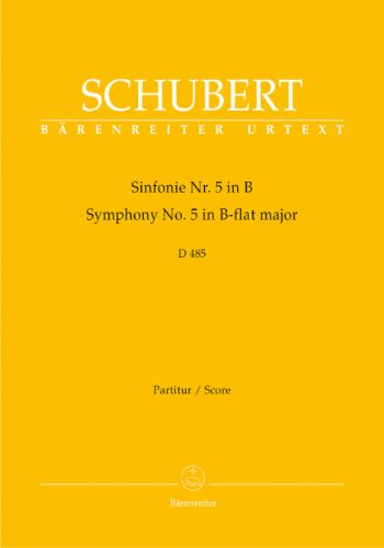 SYMPHONIE Nr.5 B D485  交響曲第5番　変ロ長調　（大型スコア）  