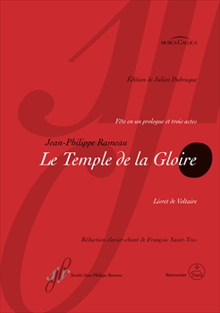 LE TEMPLE DE LA GLOIRE RCT59(FR)  歌劇「栄光の殿堂」（フランス語）（ピアノ伴奏ヴォーカルスコア）  