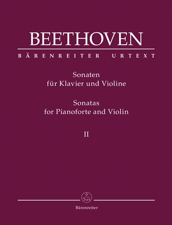 VIOLINSONATEN VOL.2(NR.6-10)  ヴァイオリンソナタ集第2巻（第6－10番）（ヴァイオリン、ピアノ）  