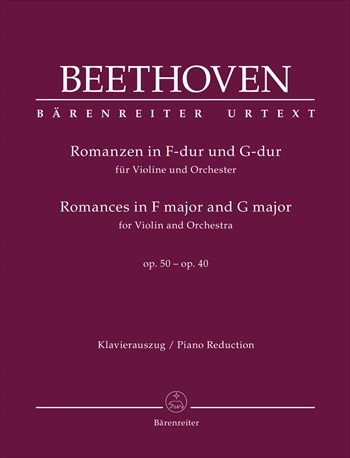 ROMANZEN OP.40&50  2つのロマンス　作品40+作品50（ヴァイオリン、ピアノ）  