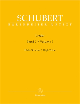 LIEDER BAND.3(HIGH)  歌曲集第3巻（高声用）（声、ピアノ）  