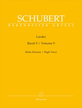 LIEDER BAND 9(HIGH)  歌曲集第9巻（高声用）（声、ピアノ）  
