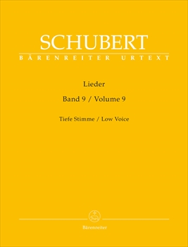 LIEDER BAND.9(LOW)  歌曲集第9巻（低声用）（声、ピアノ）  