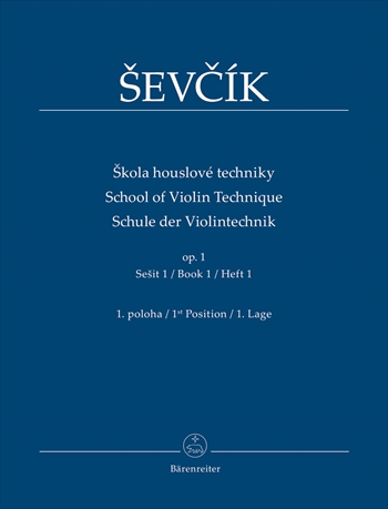 School of Violin Technique OP.1-1  ヴァイオリン教本  