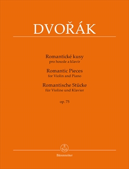 4 ROMANTISCHE STUECKE OP.75  4つのロマンティックな小品（ヴァイオリン、ピアノ）  