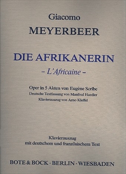 DIE AFRIKANERIN  歌劇「アフリカの女」（ピアノ伴奏ヴォーカルスコア）  