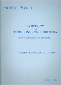 SYMPHONY FOR TROMBONE AND ORCH  トロンボーンと管弦楽のための交響曲  