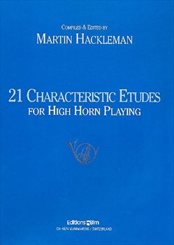 21 CHARACTERISTIC ETUDES(HIGH HORN PLAYING)  21の性格的練習曲(高音奏者用)  